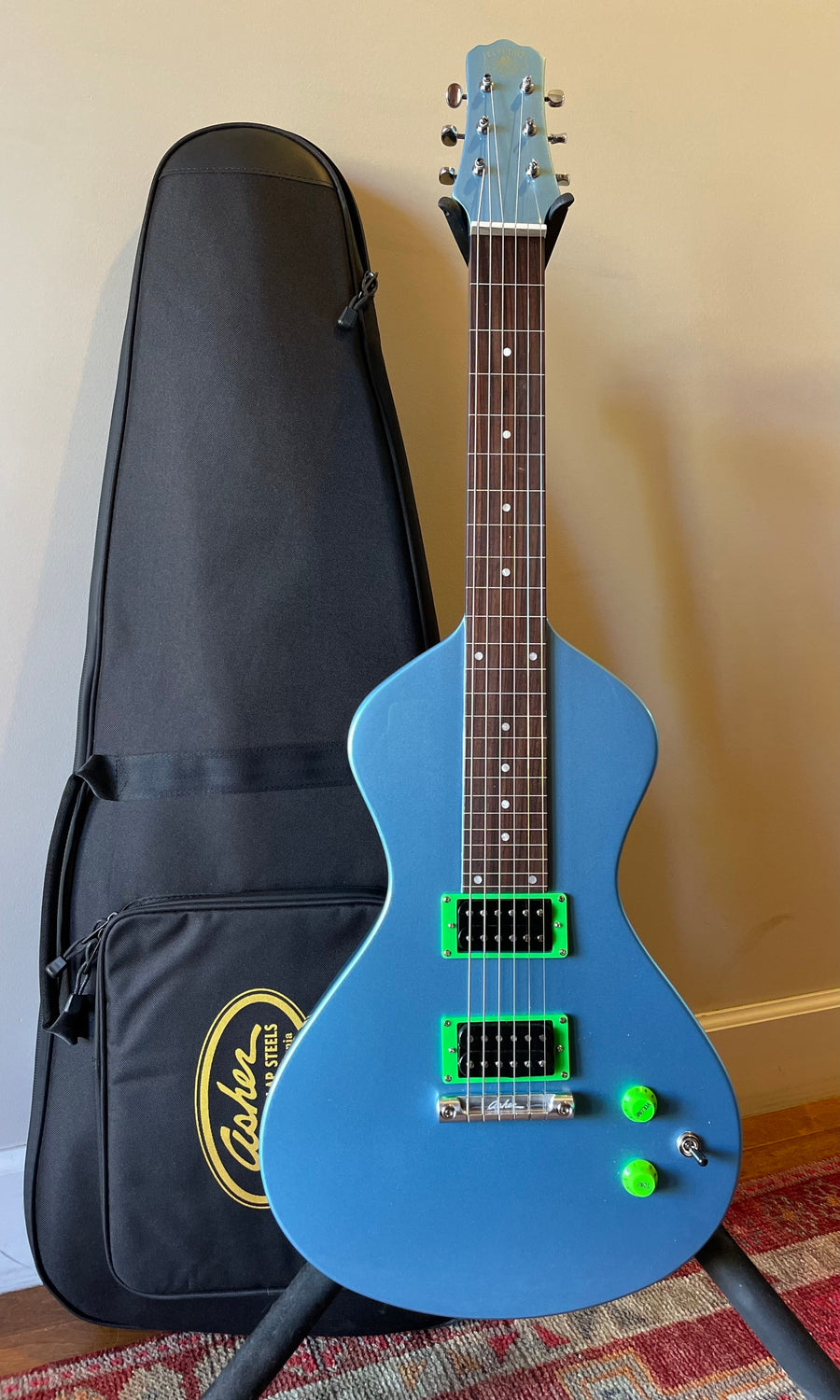 New "COLOR X SERIES" Electro Hawaiian® Junior Lap Steel Lake Placid Blue with Gig Bag!