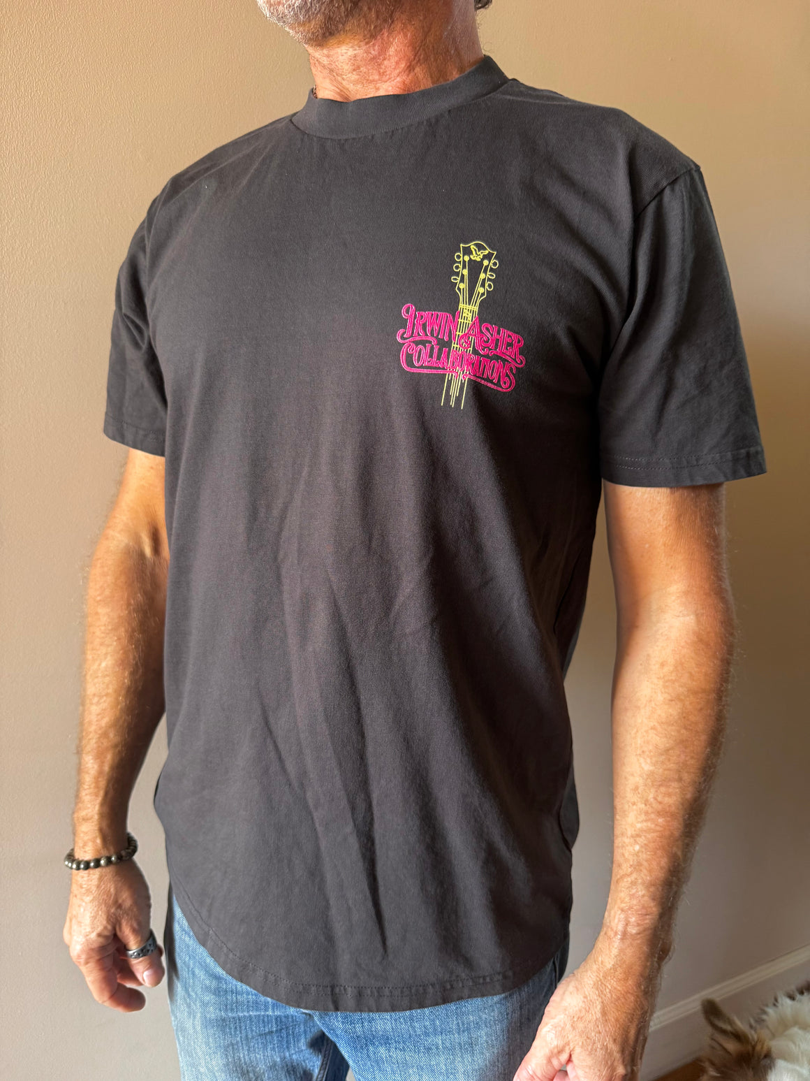 Official Asher Irwin Collaborations T Shirt - Faded Black