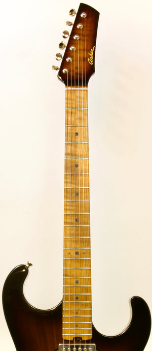 SOLD 2020 Asher "Roasted" S Custom Tempered Tone-wood Build Tobacco Burst, #1228