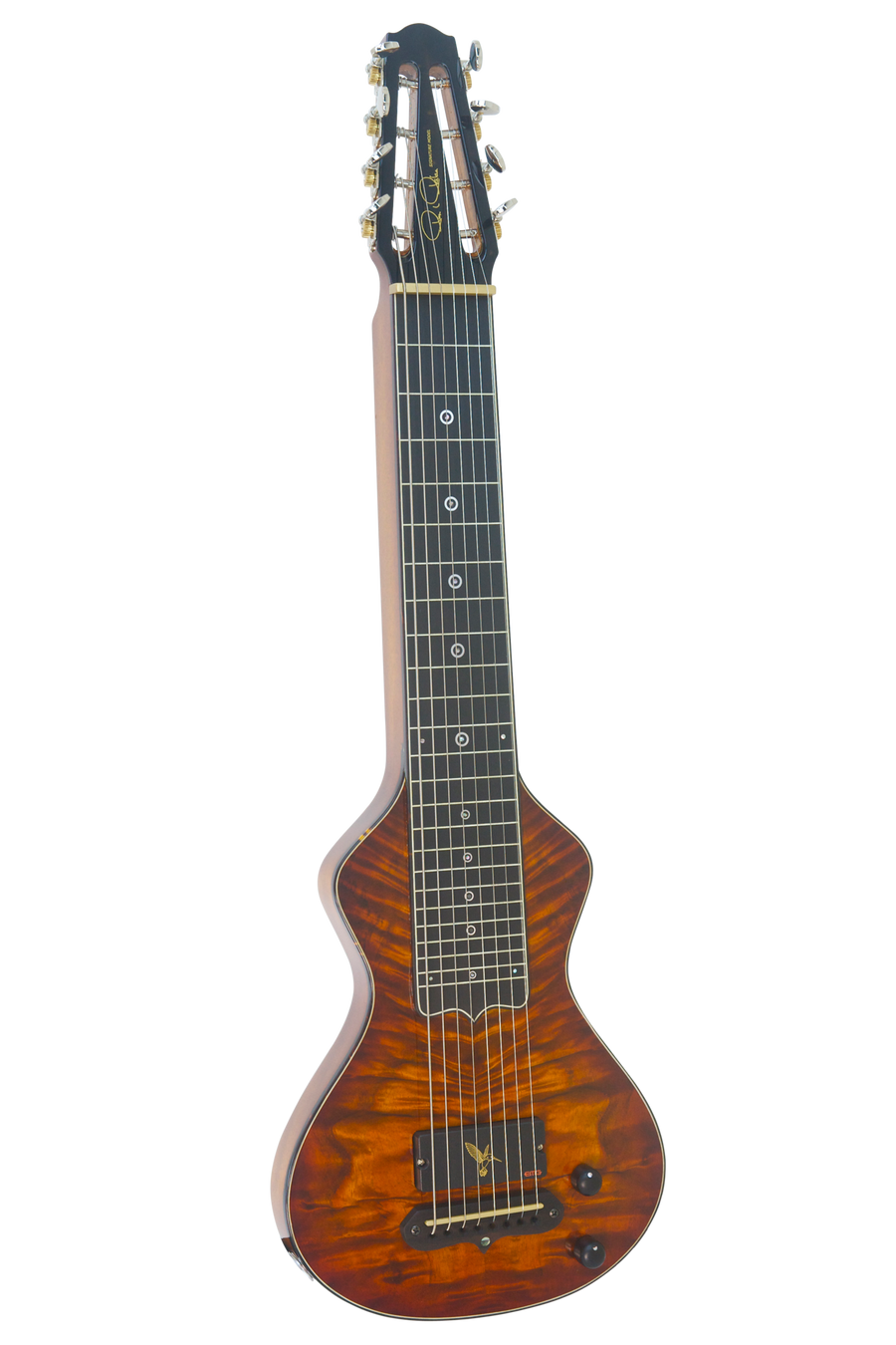 SOLD Asher Alan Akaka Signature Model 8 String Hawaiian Lap Steel Guitar