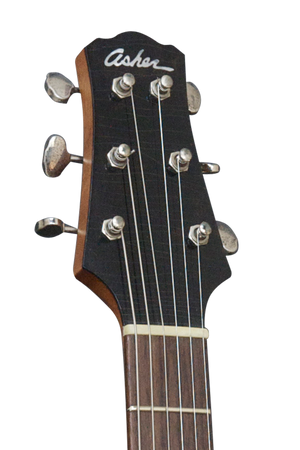 SOLD Asher S Custom Guitar in Olympic White Nitro Relic Finish, #858