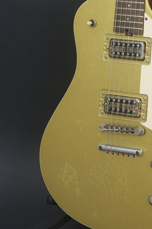 SOLD Asher Electro Sonic Neck Thru Gold Top, Light Relic, #911