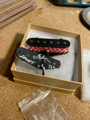 Custom Wound Asher "Sweet Tea" Telecaster Set *Please Allow 2 Weeks for Making and Shipping your custom wound Asher Pickup.