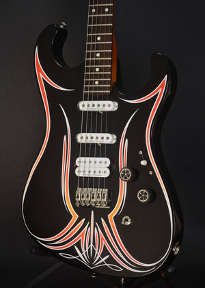 SOLD 2018 Asher SSH Hot Rod Custom Guitar with Duncans and Pinstriping!