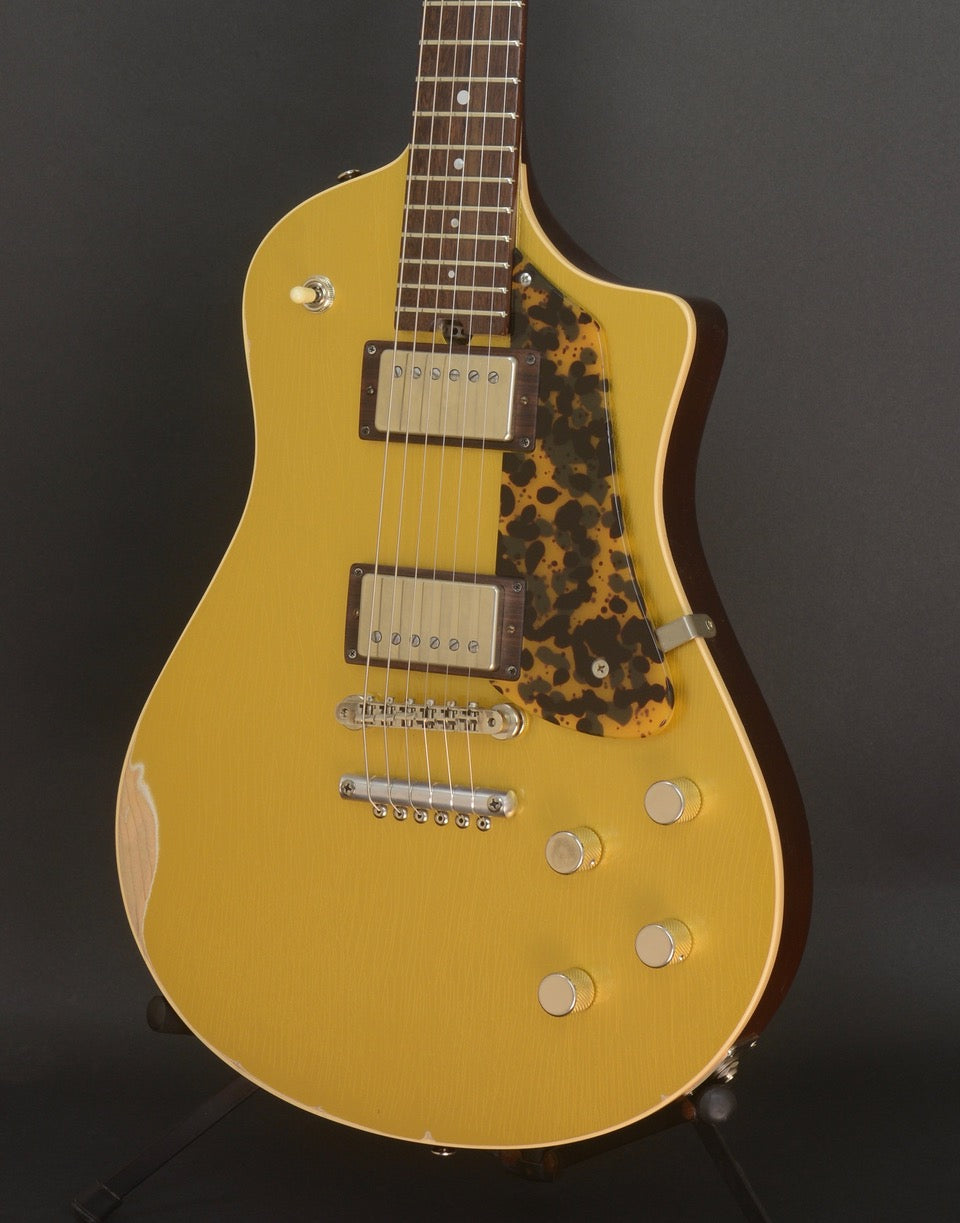 SOLD 2018 Electro Sonic Gold Top Relic #1065, Duncan Antiquities and Custom Details