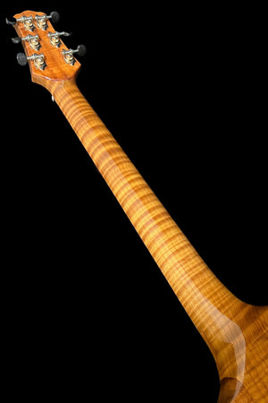 ON HOLD  2023 Asher Electro Sonic II Carve Flame Koa Top, Roasted Flame Maple Neck and Body with Beautiful Koi Inlay