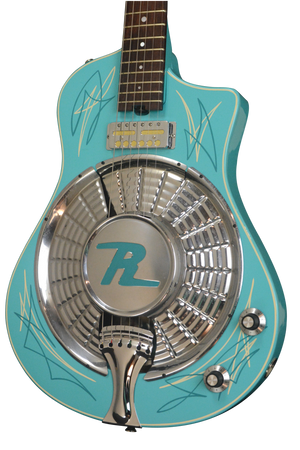 SOLD 2017 Resosonic Rambler, Baby Blue with Full Pinstriping, #971