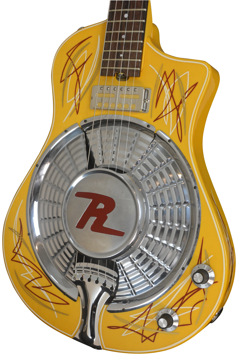 SOLD 2017 Resosonic Rambler TV Yellow Full Pin Stripe, #972
